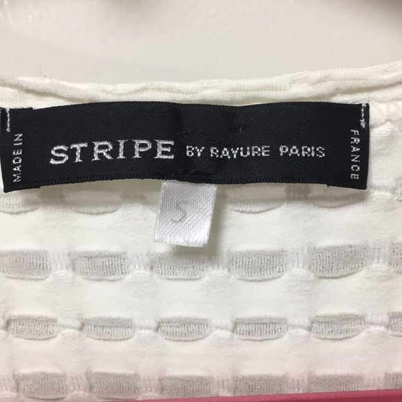 Stripe by Rayure Paris. Sleeveless top. Small. GUC - Picture 2 of 3
